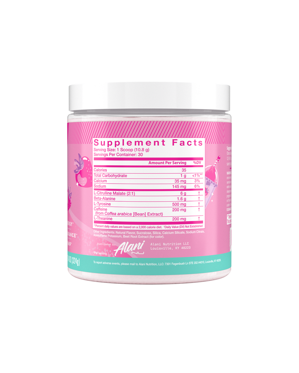 Alani Nu Pre-Workout - Pink Slush S1 - image 2