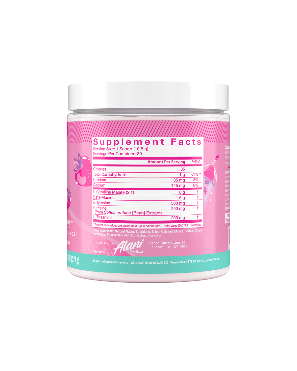 Alani Nu Pre-Workout - Pink Slush S1 - image 2