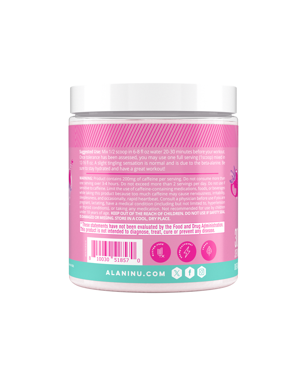 Alani Nu Pre-Workout - Pink Slush S1 - image 3