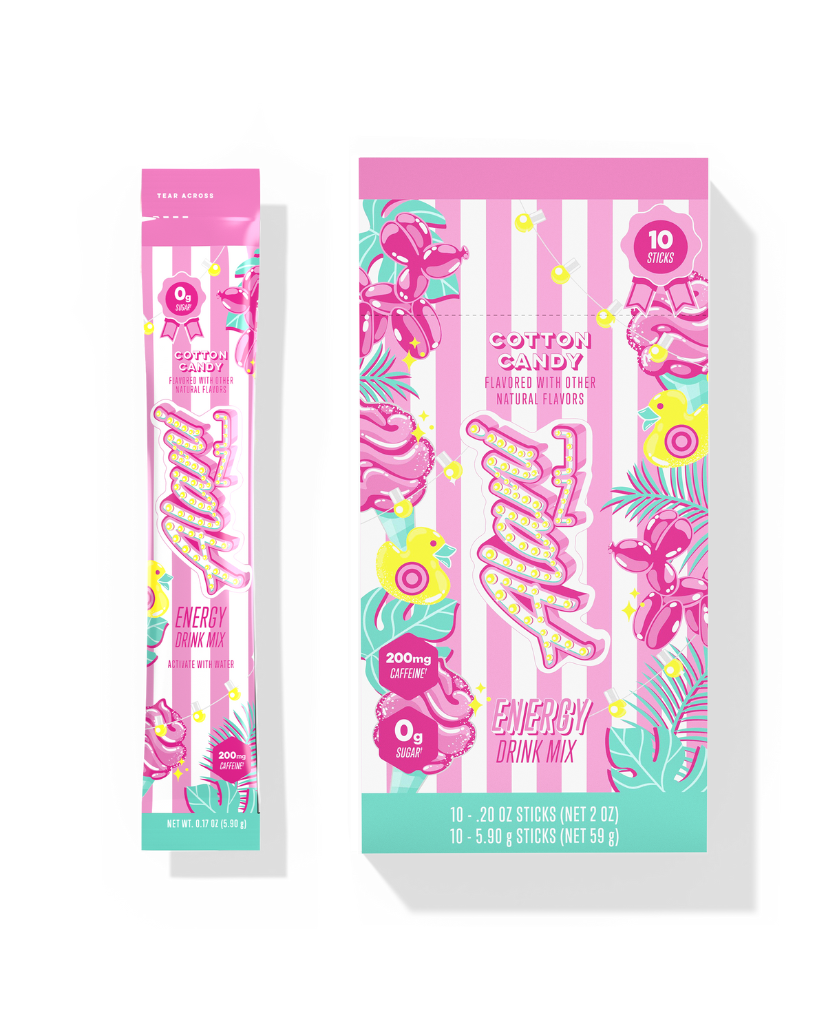 Alani Nu Energy Sticks - Cotton Candy D8 - image 1