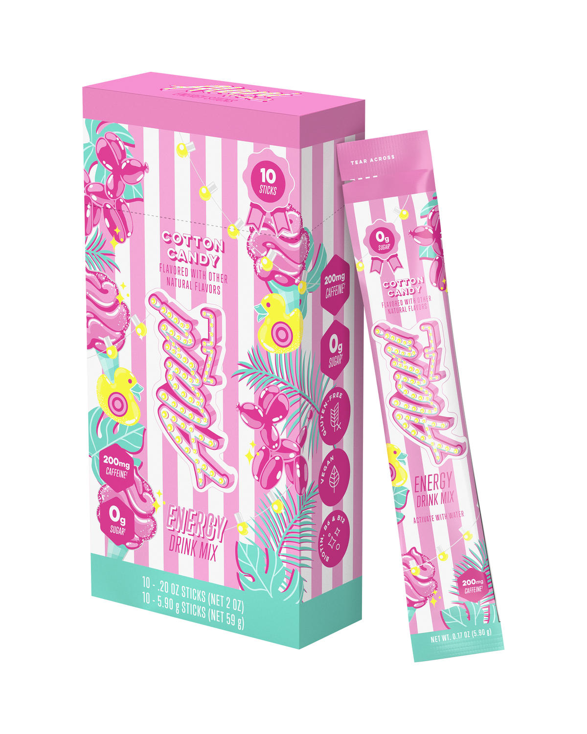 Alani Nu Energy Sticks - Cotton Candy D8 - image 2