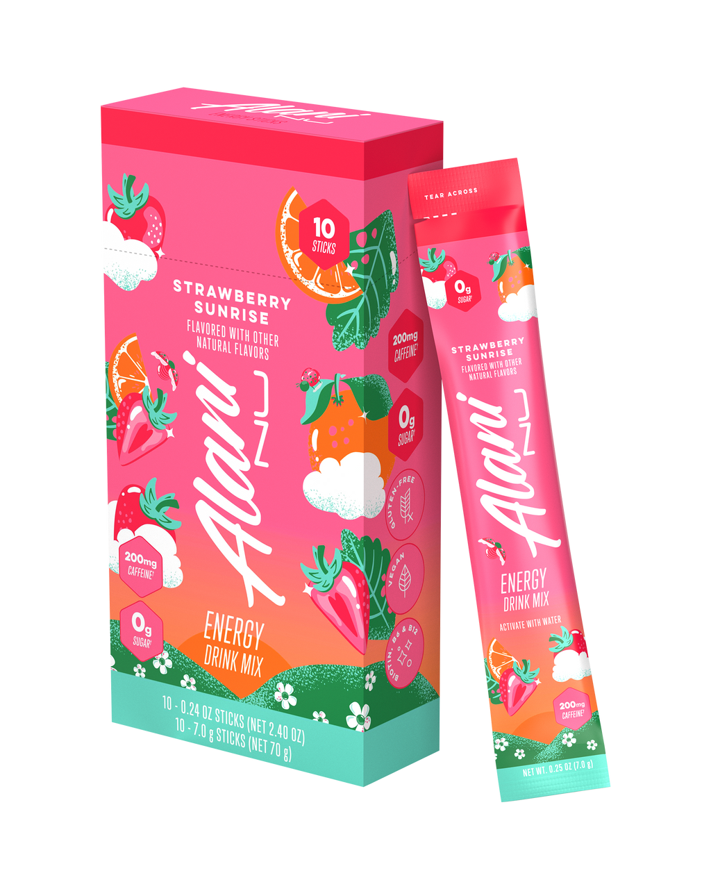Alani Nu Energy Sticks - Strawberry Sunrise D9 - image 2