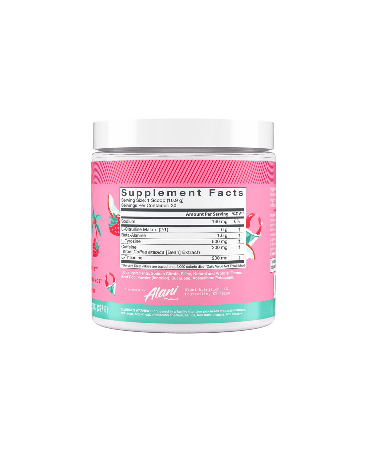 Alani Nu Pre-Workout - Hawaiian Shaved Ice L5 - image 3