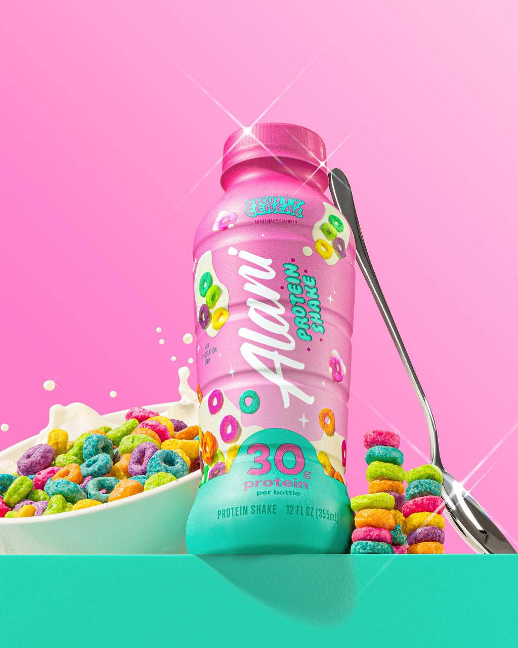 Alani Nu 30g protein shake - fruity cereal O8 - image 3