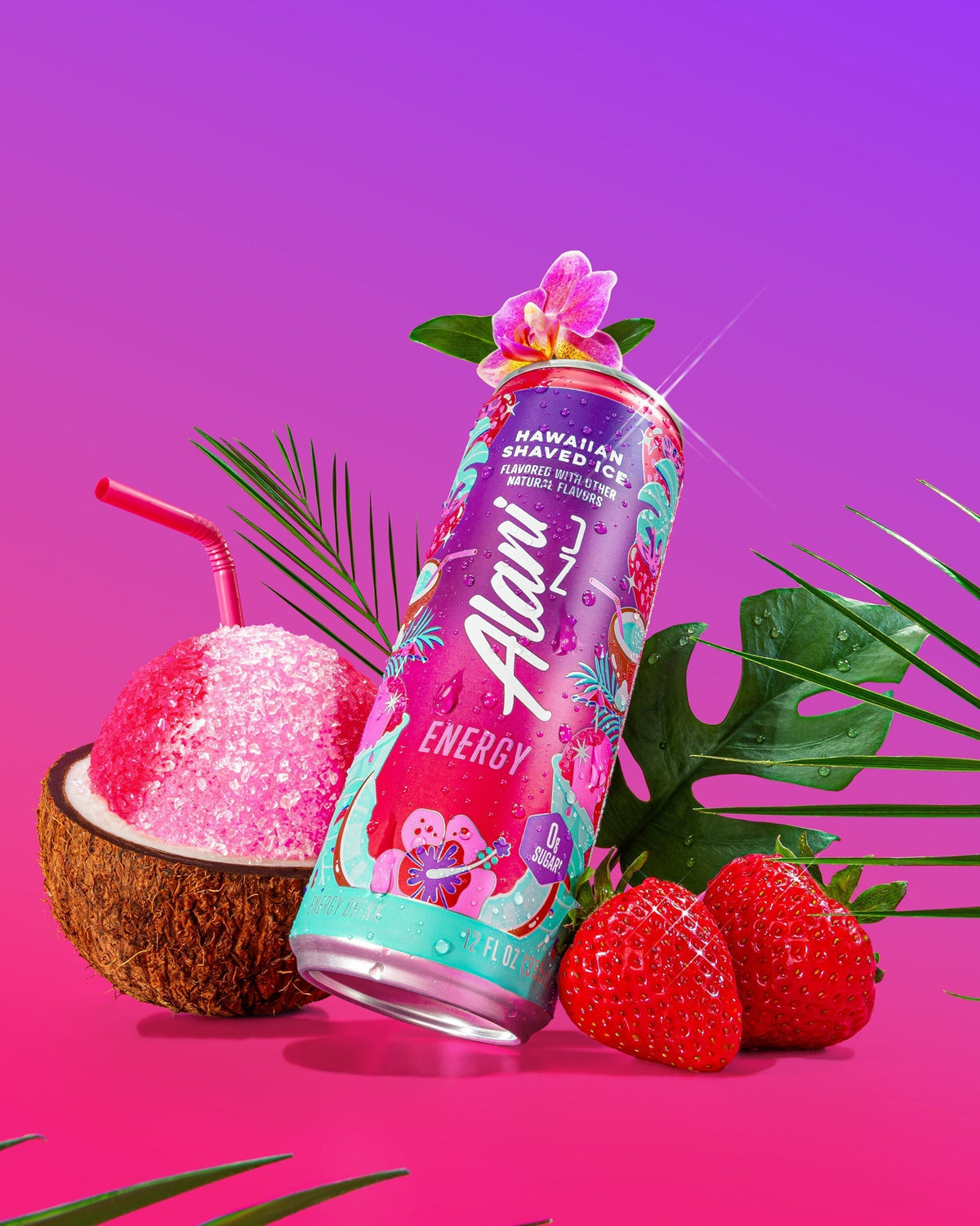 Alani Nu Energy Drink - Hawaiian Shaved Ice W9 - image 4