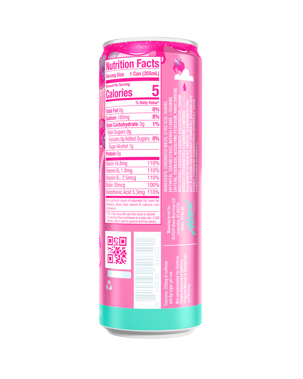Alani Nu Energy Drink - Pink Slush Y8 - image 3