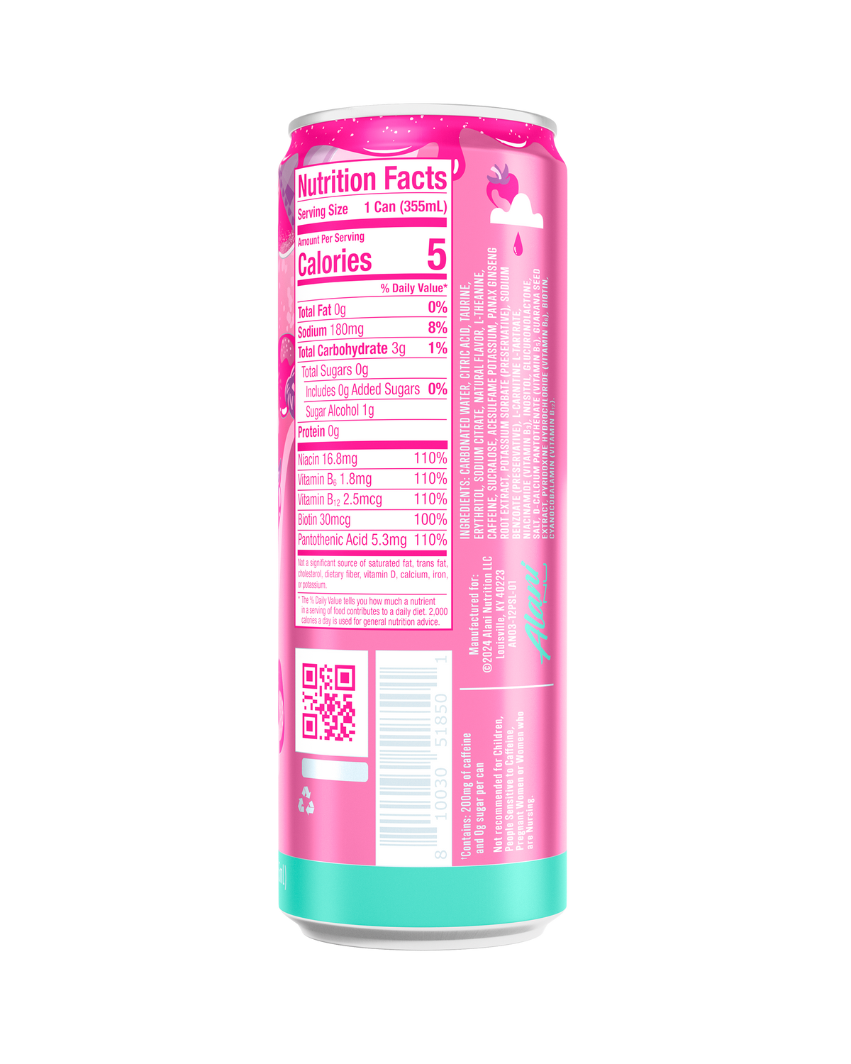 Alani Nu Energy Drink - Pink Slush Y8 - image 3