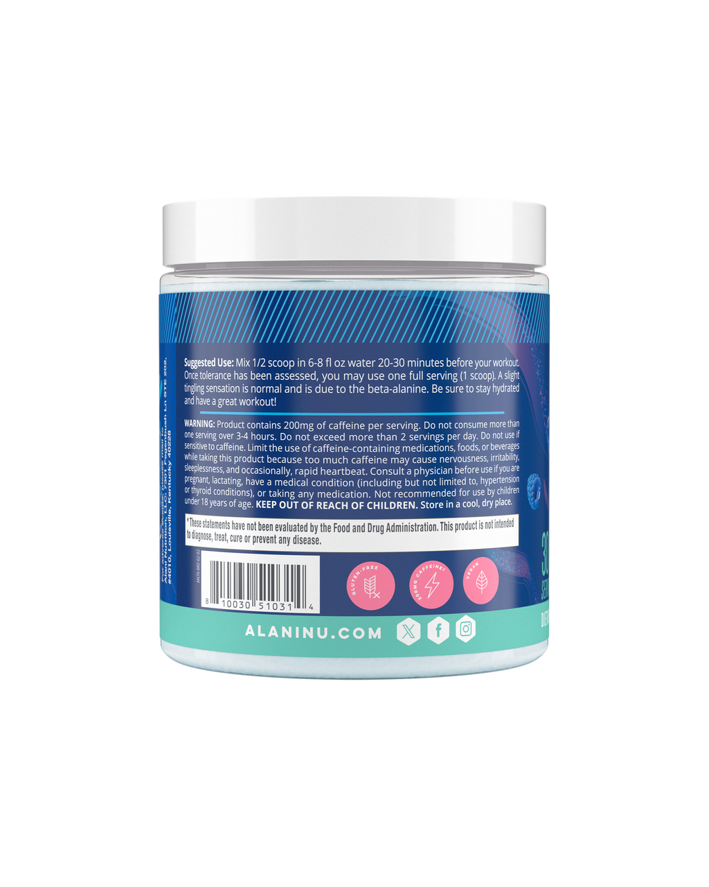 Alani Nu Pre-Workout - Breezeberry X0 - image 3