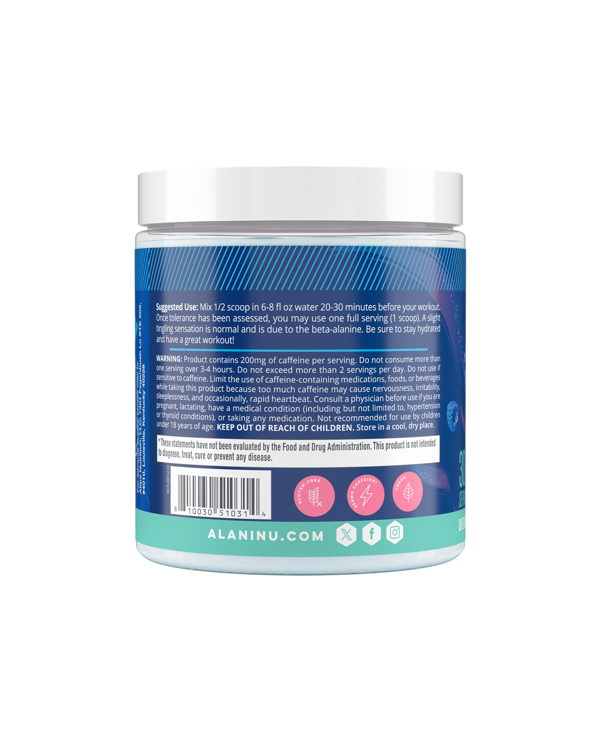Alani Nu Pre-Workout - Breezeberry X0 - image 3