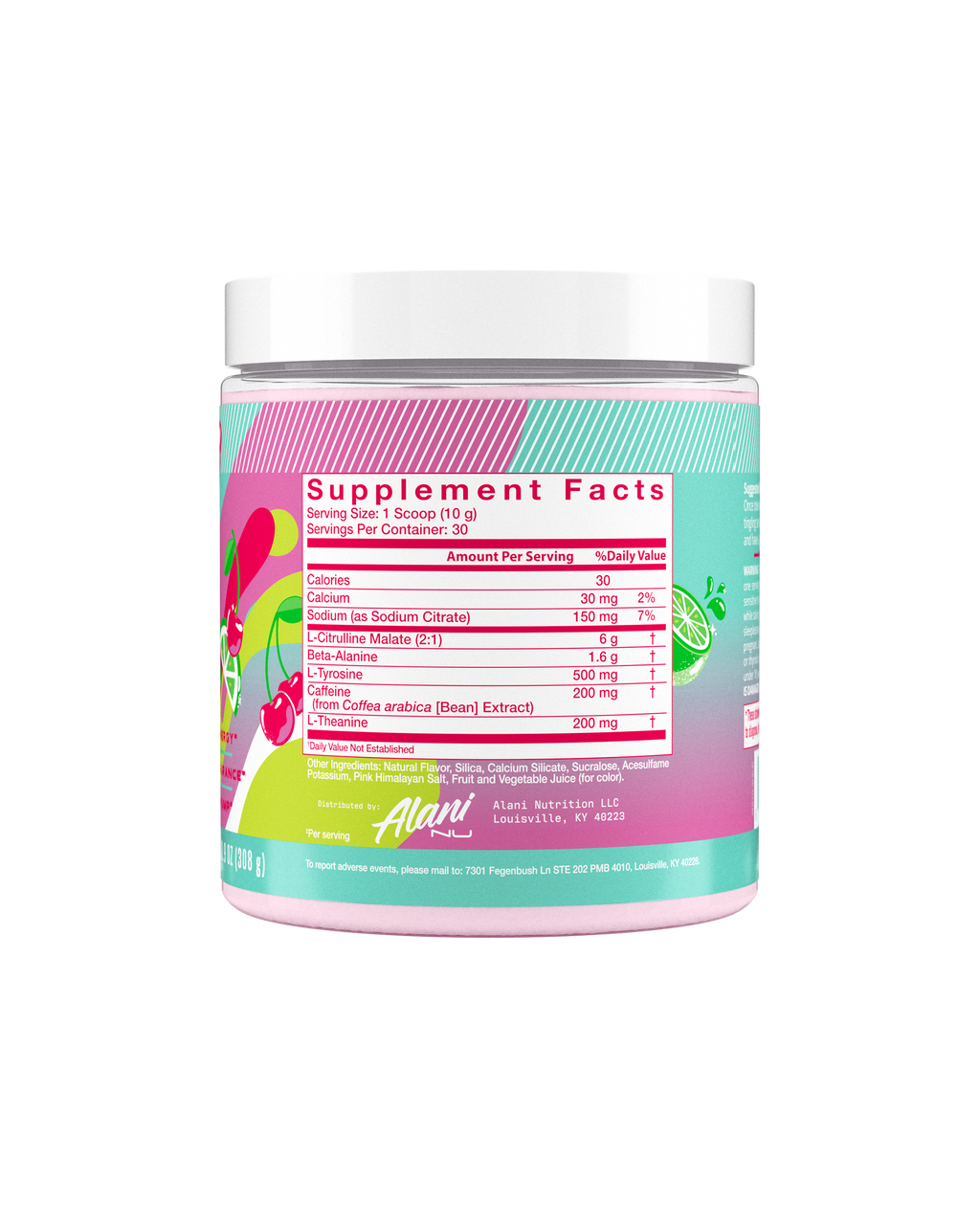 Alani Nu Pre-Workout - Cherry Twist D8 - image 2