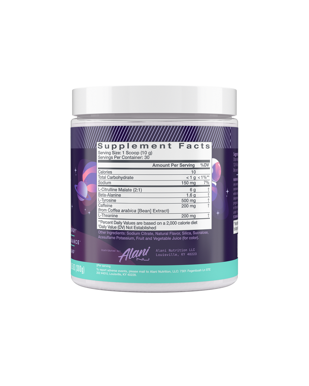 Alani Nu Pre-Workout - Cosmic Stardust C7 - image 2