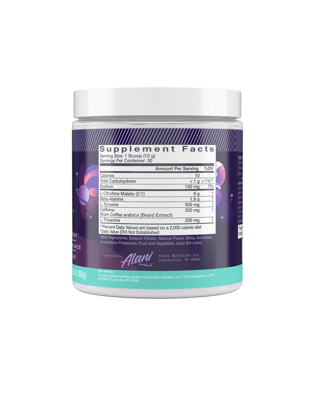 Alani Nu Pre-Workout - Cosmic Stardust C7 - image 2