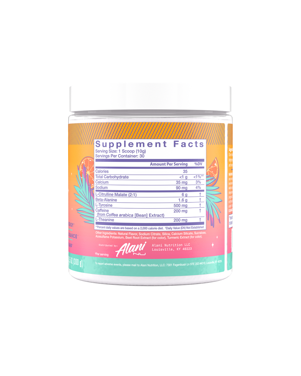 Alani Nu Pre-Workout - Orange Kiss S9 - image 2