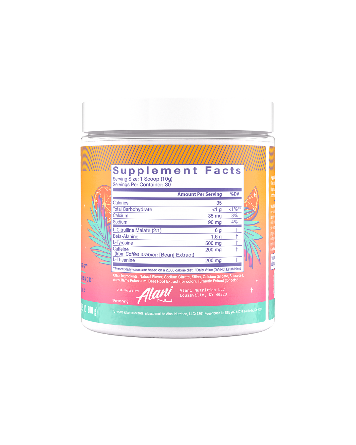 Alani Nu Pre-Workout - Orange Kiss S9 - image 2