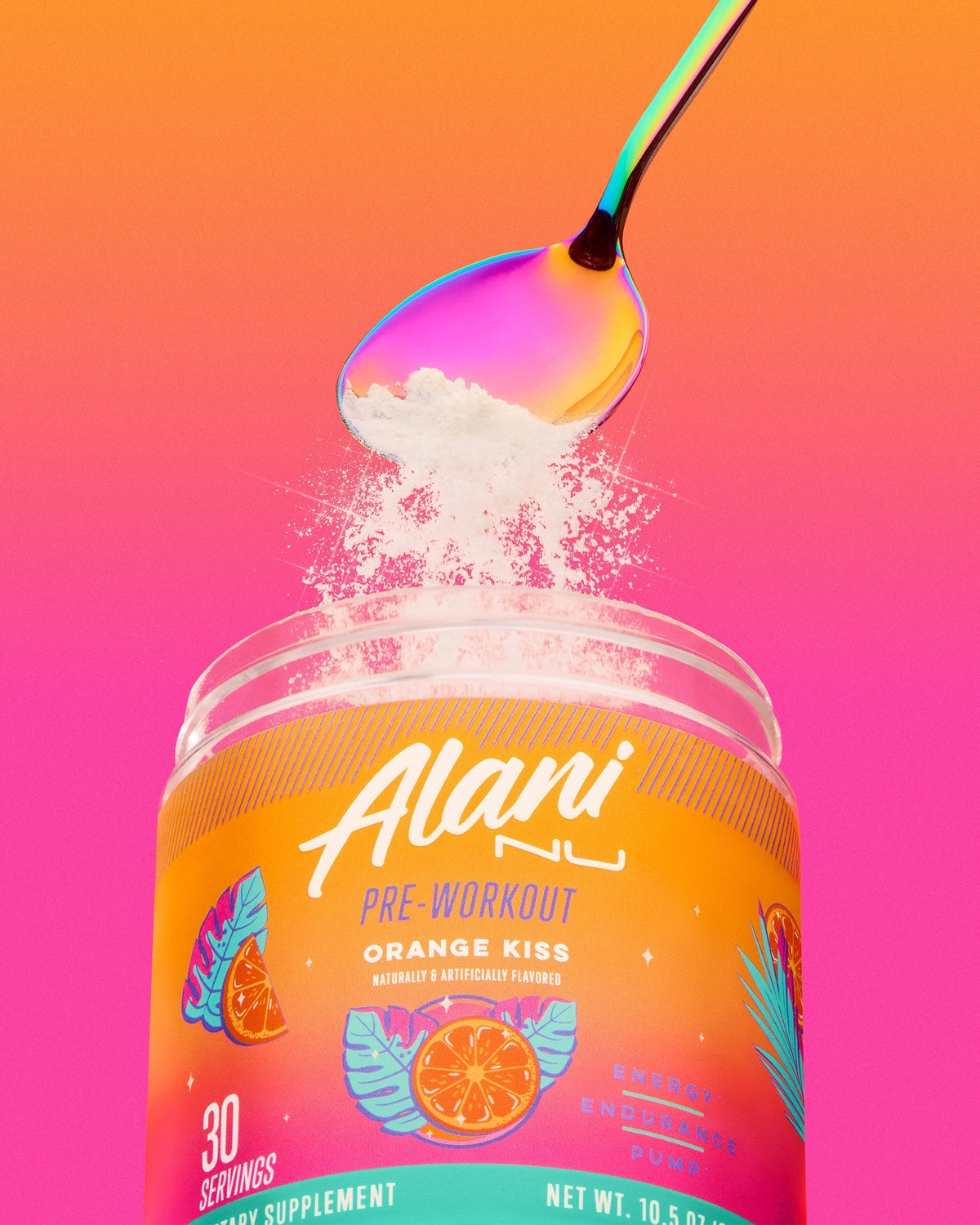 Alani Nu Pre-Workout - Orange Kiss S9 - image 5