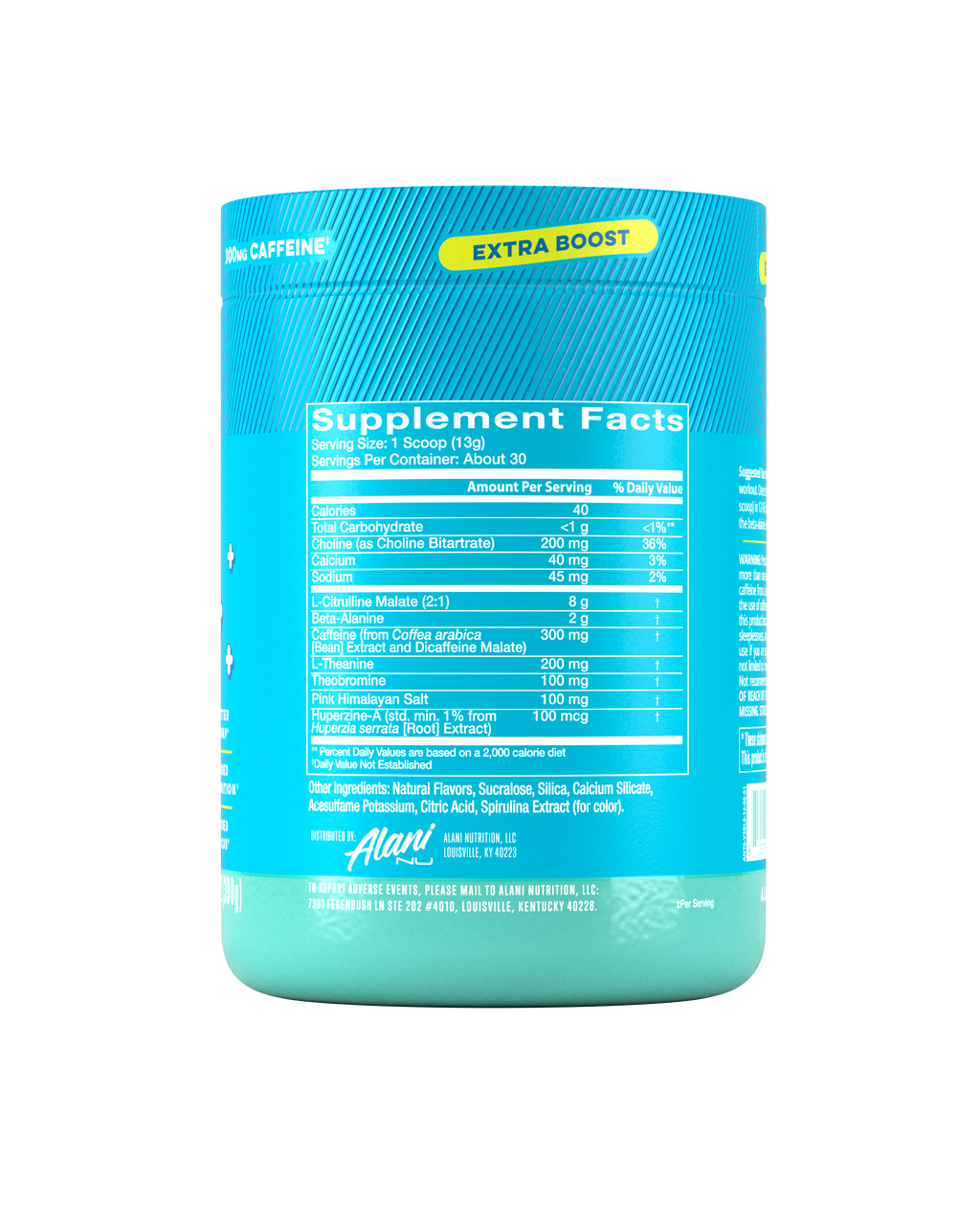 Alani Nu Pre-Workout+ - Blue Slush F3 - image 2