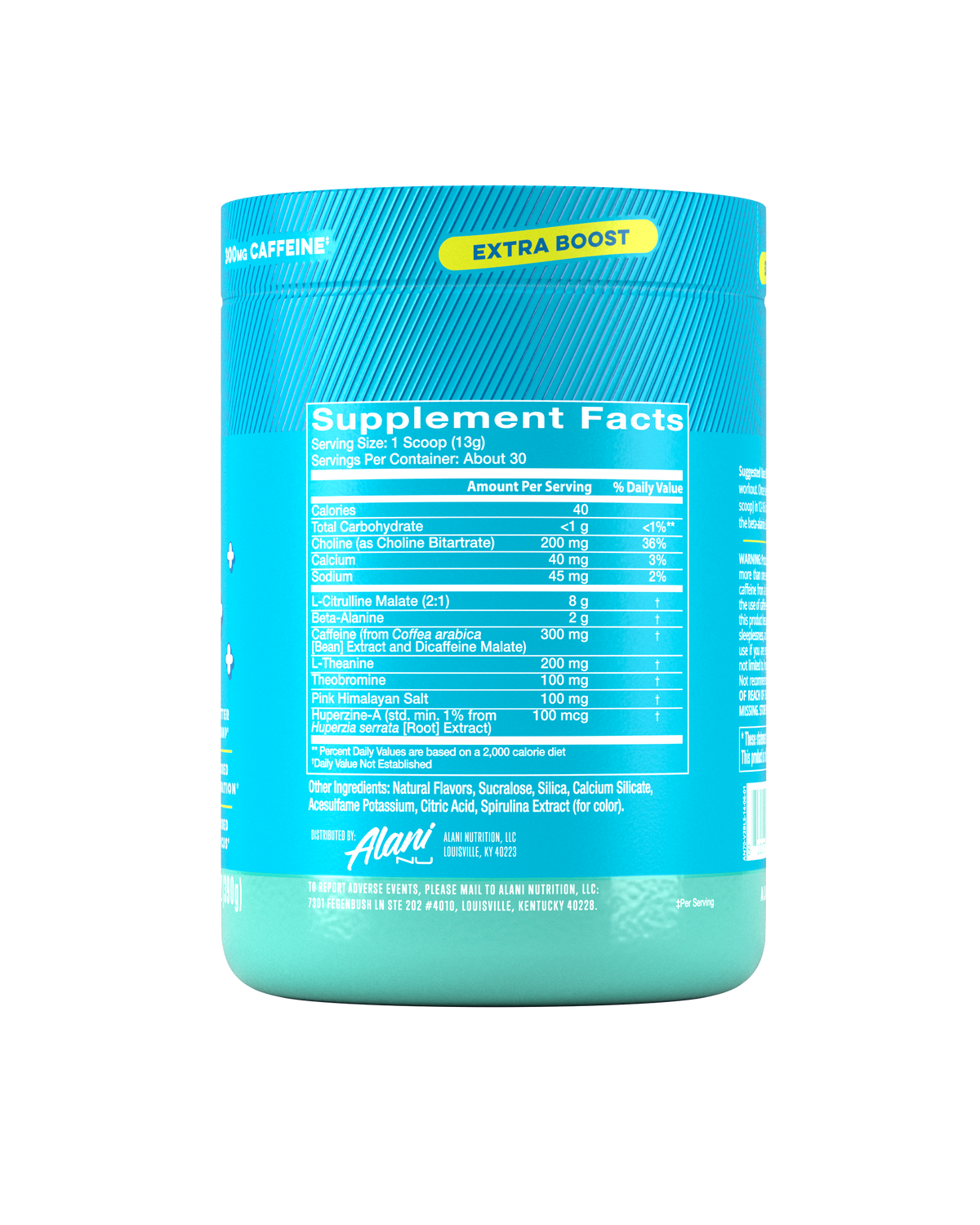 Alani Nu Pre-Workout+ - Blue Slush F3 - image 2