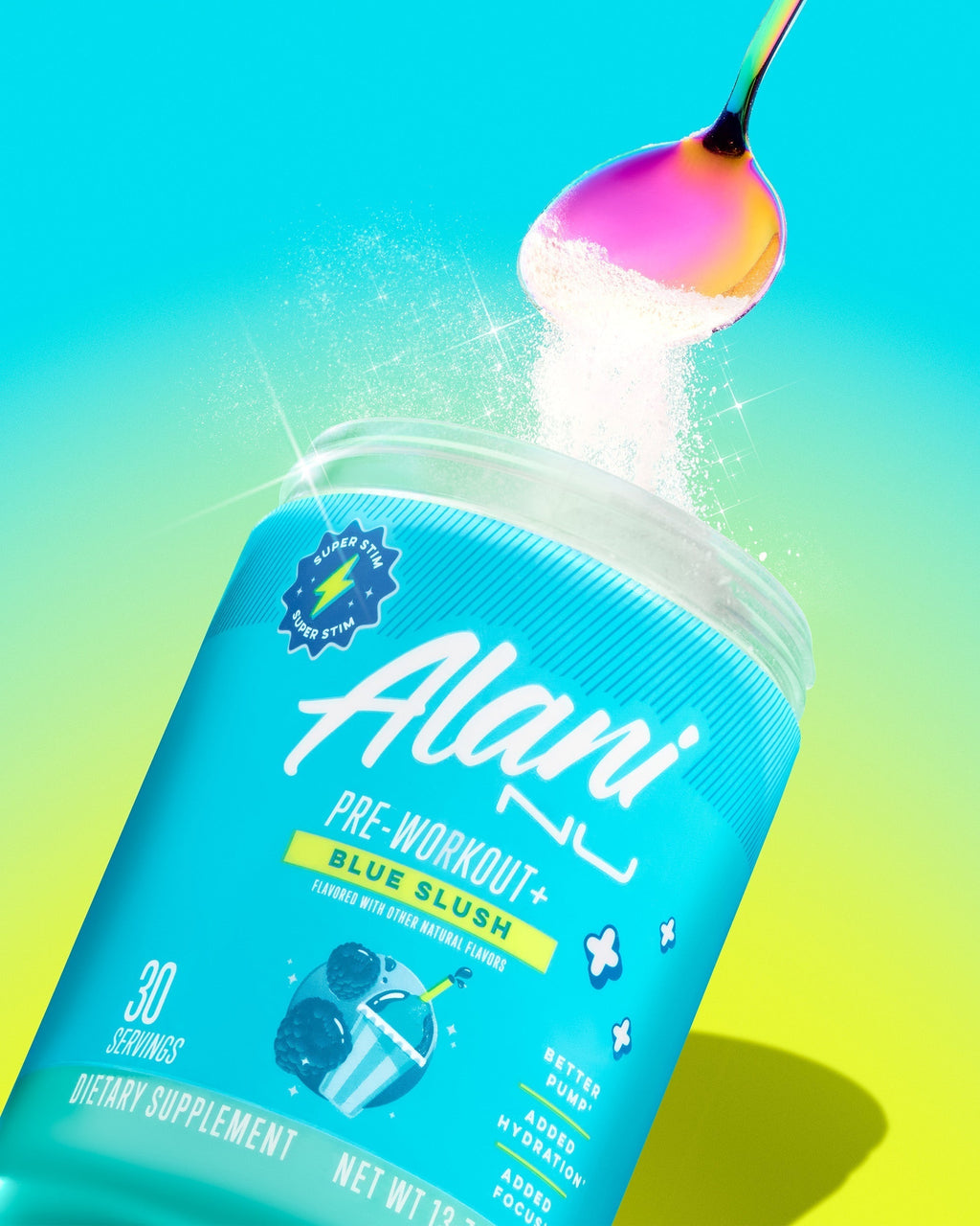 Alani Nu Pre-Workout+ - Blue Slush F3 - image 5