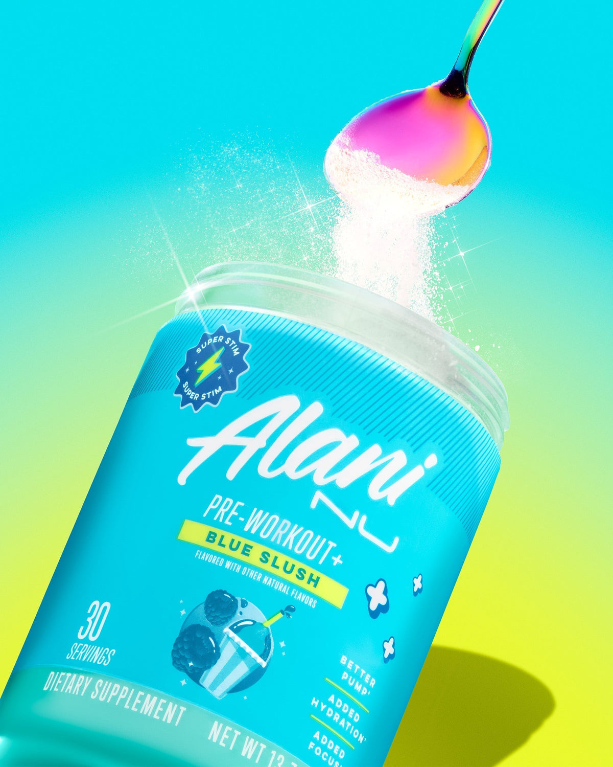 Alani Nu Pre-Workout+ - Blue Slush F3 - image 5