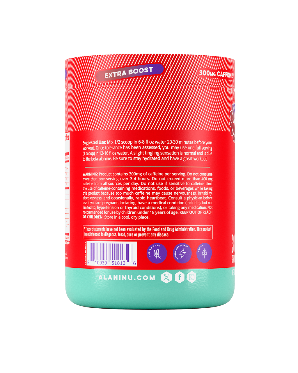 Alani Nu Pre-Workout+ - Cherry Slush I5 - image 3