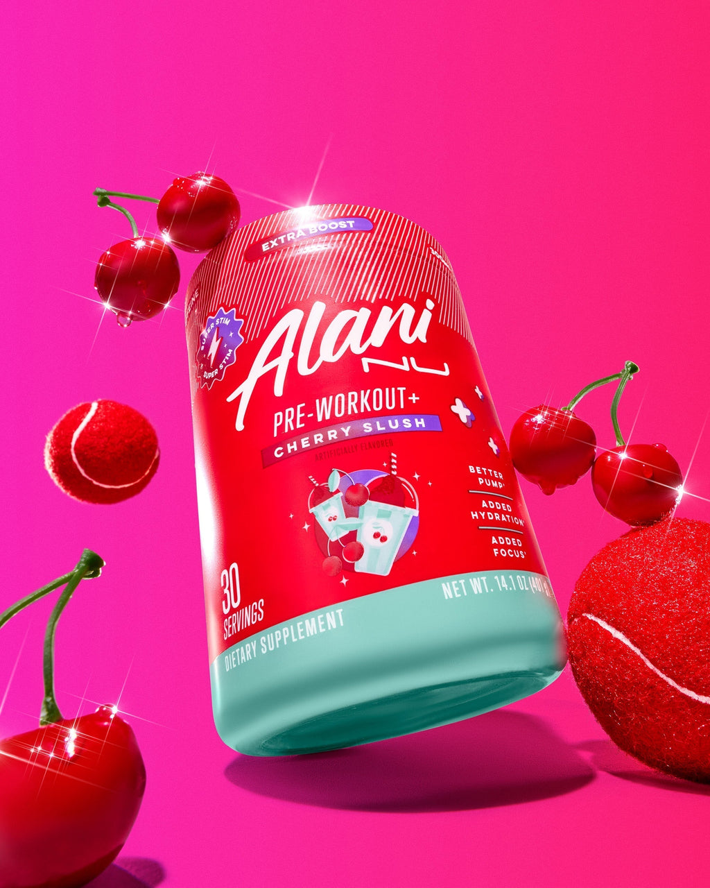 Alani Nu Pre-Workout+ - Cherry Slush I5 - image 4