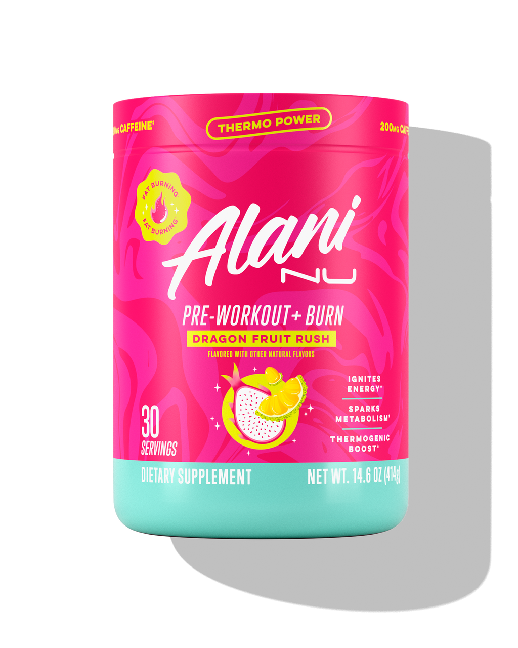 Alani Nu Pre-Workout+ Burn - Dragon Fruit Rush U5 - image 1