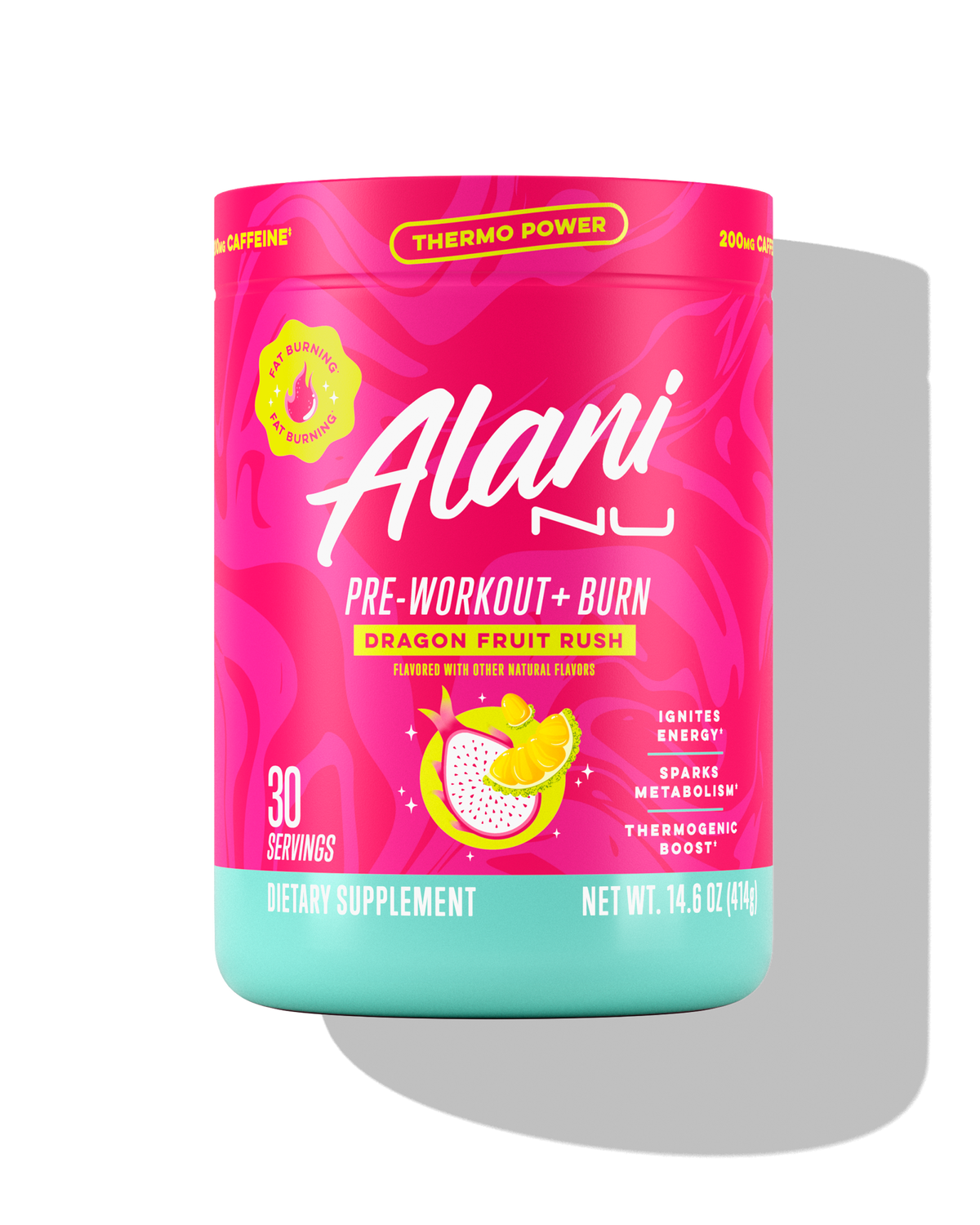 Alani Nu Pre-Workout+ Burn - Dragon Fruit Rush U5 - image 1