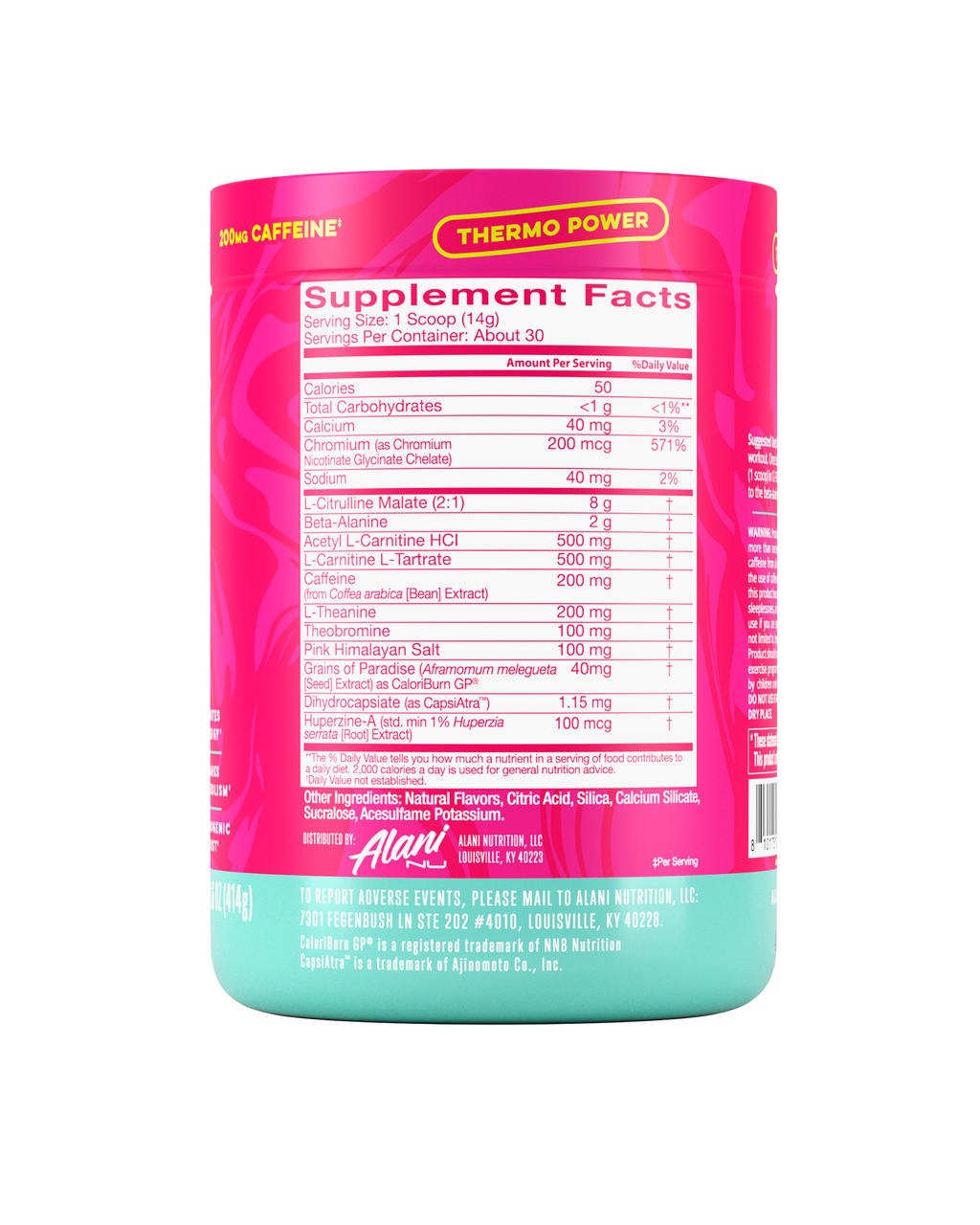 Alani Nu Pre-Workout+ Burn - Dragon Fruit Rush U5 - image 2