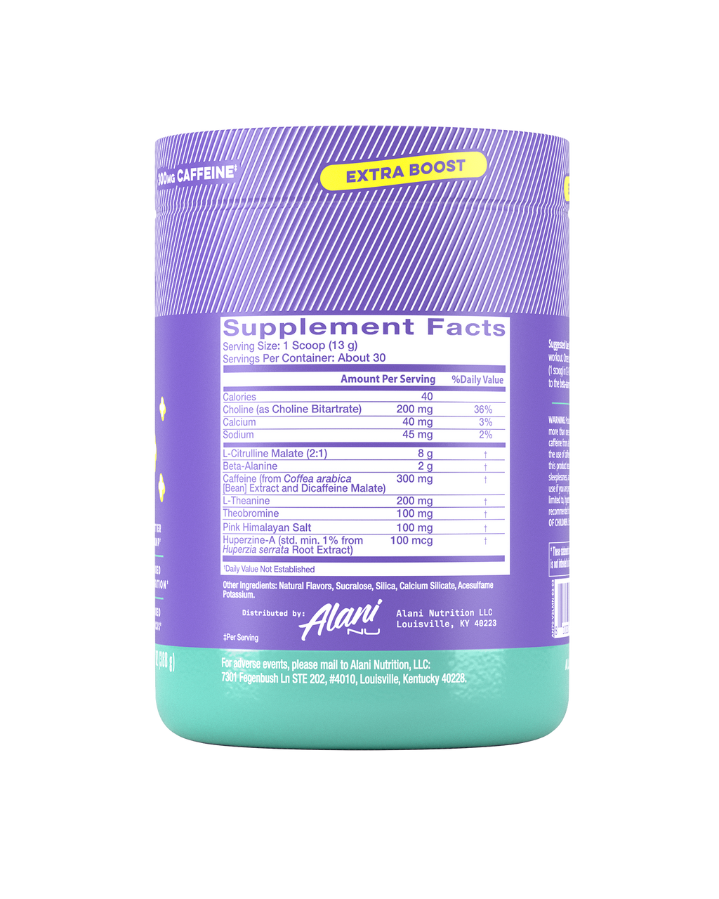 Alani Nu Pre-Workout+ - Frozen Lemonade O7 - image 2