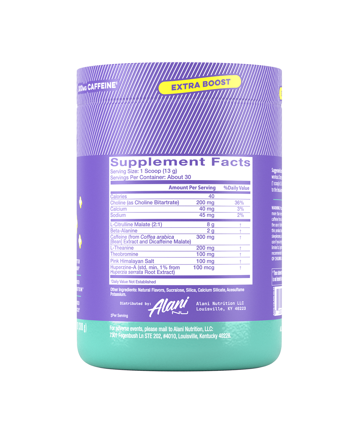 Alani Nu Pre-Workout+ - Frozen Lemonade O7 - image 2