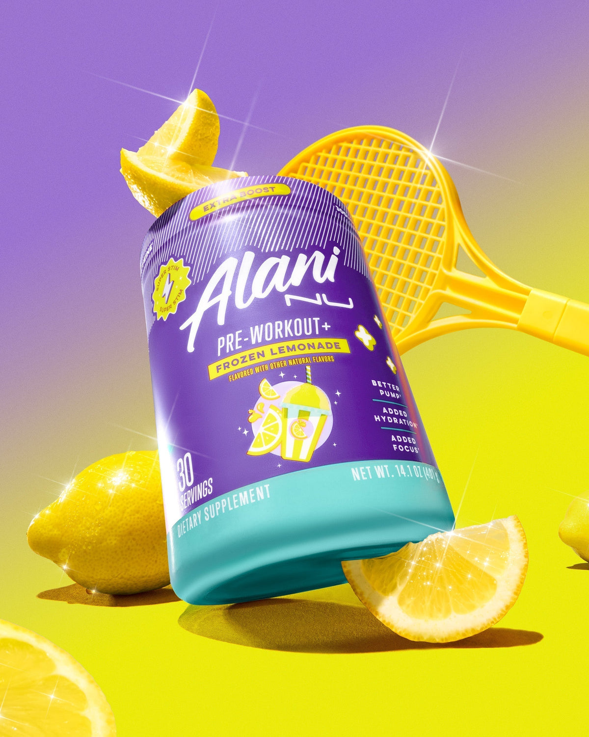 Alani Nu Pre-Workout+ - Frozen Lemonade O7 - image 4