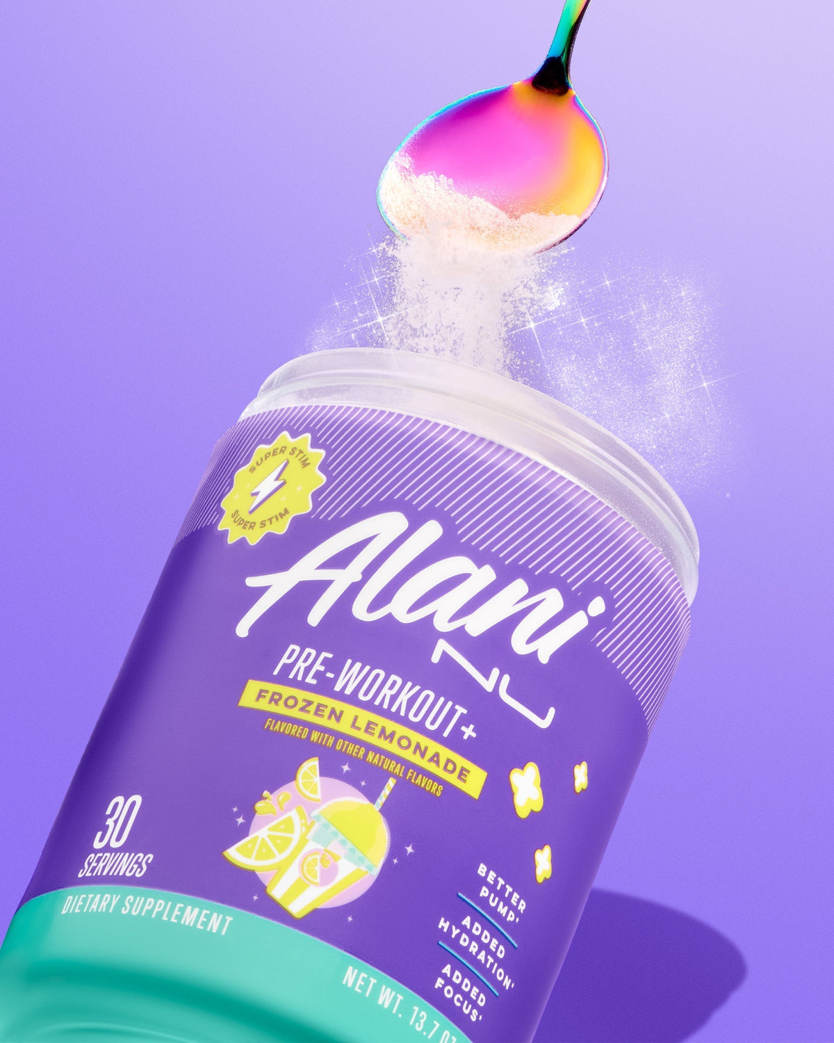 Alani Nu Pre-Workout+ - Frozen Lemonade O7 - image 5