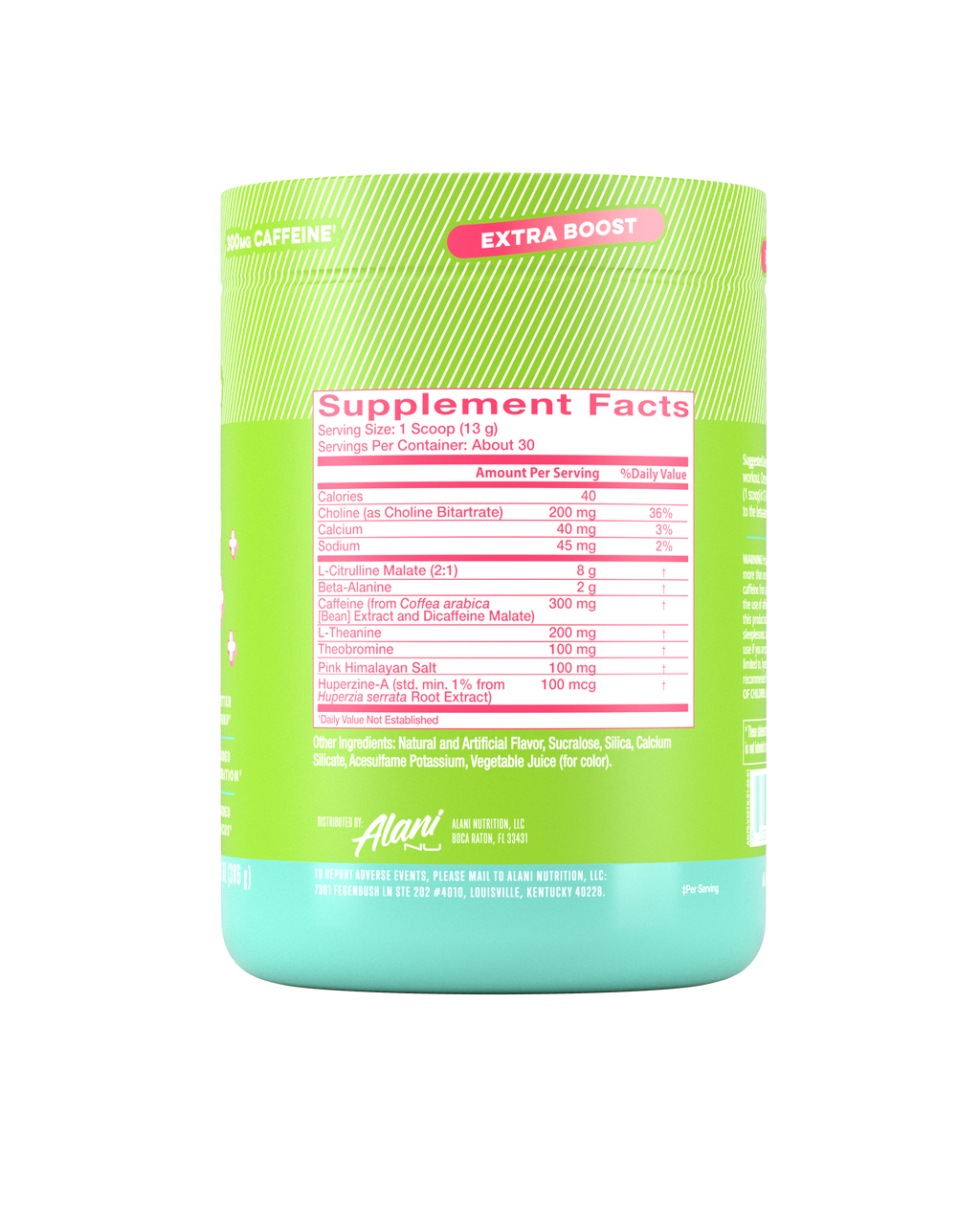 Alani Nu Pre-Workout+ - Kiwiberry B1 - image 2