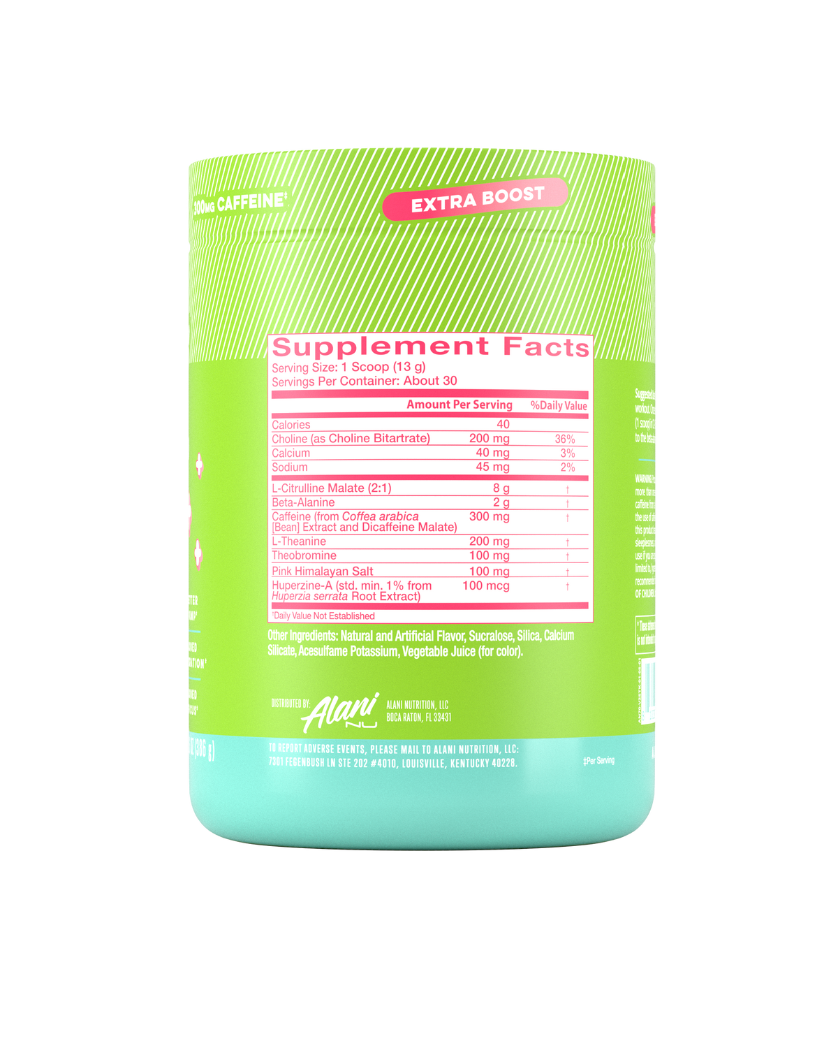 Alani Nu Pre-Workout+ - Kiwiberry B1 - image 2