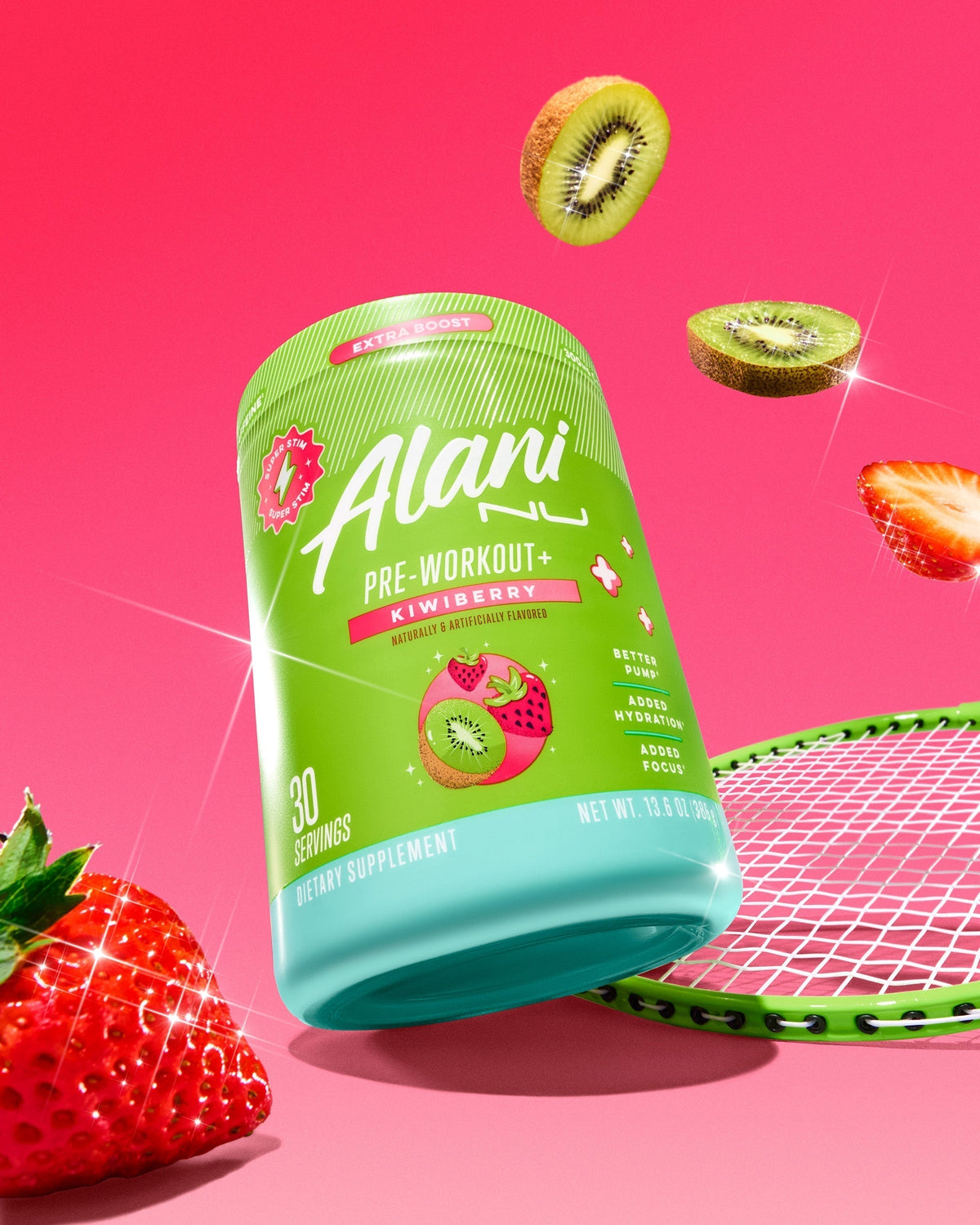 Alani Nu Pre-Workout+ - Kiwiberry B1 - image 4