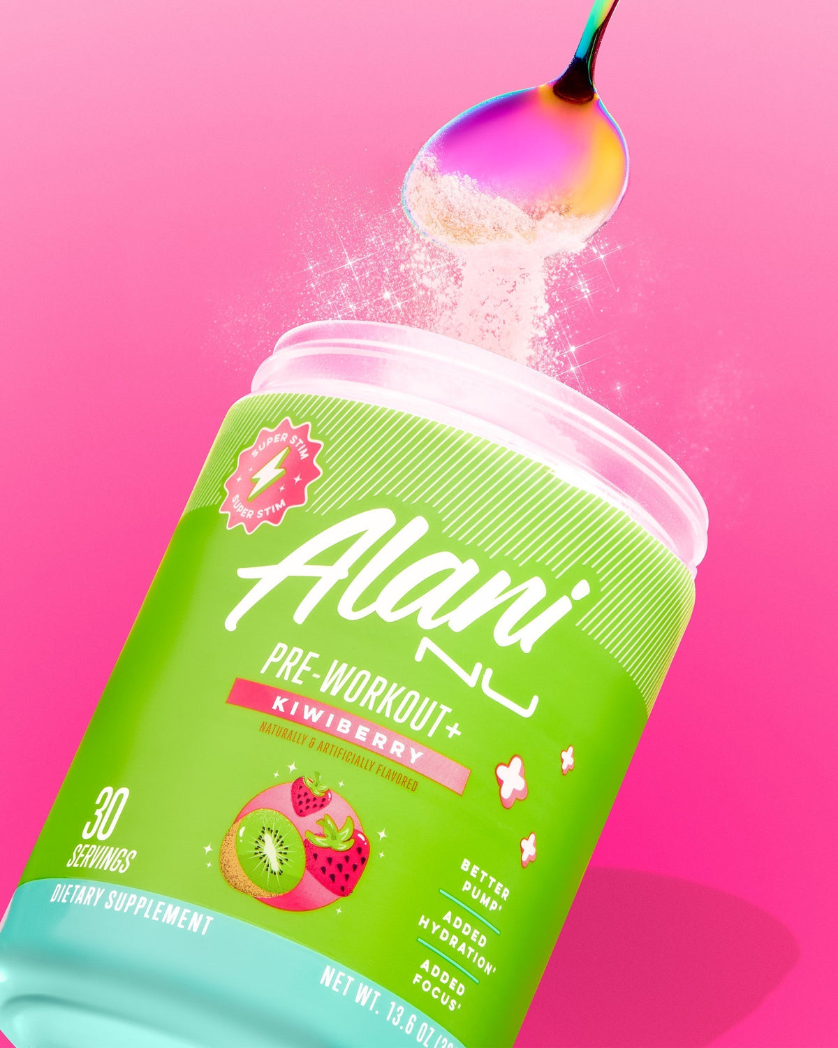 Alani Nu Pre-Workout+ - Kiwiberry B1 - image 5