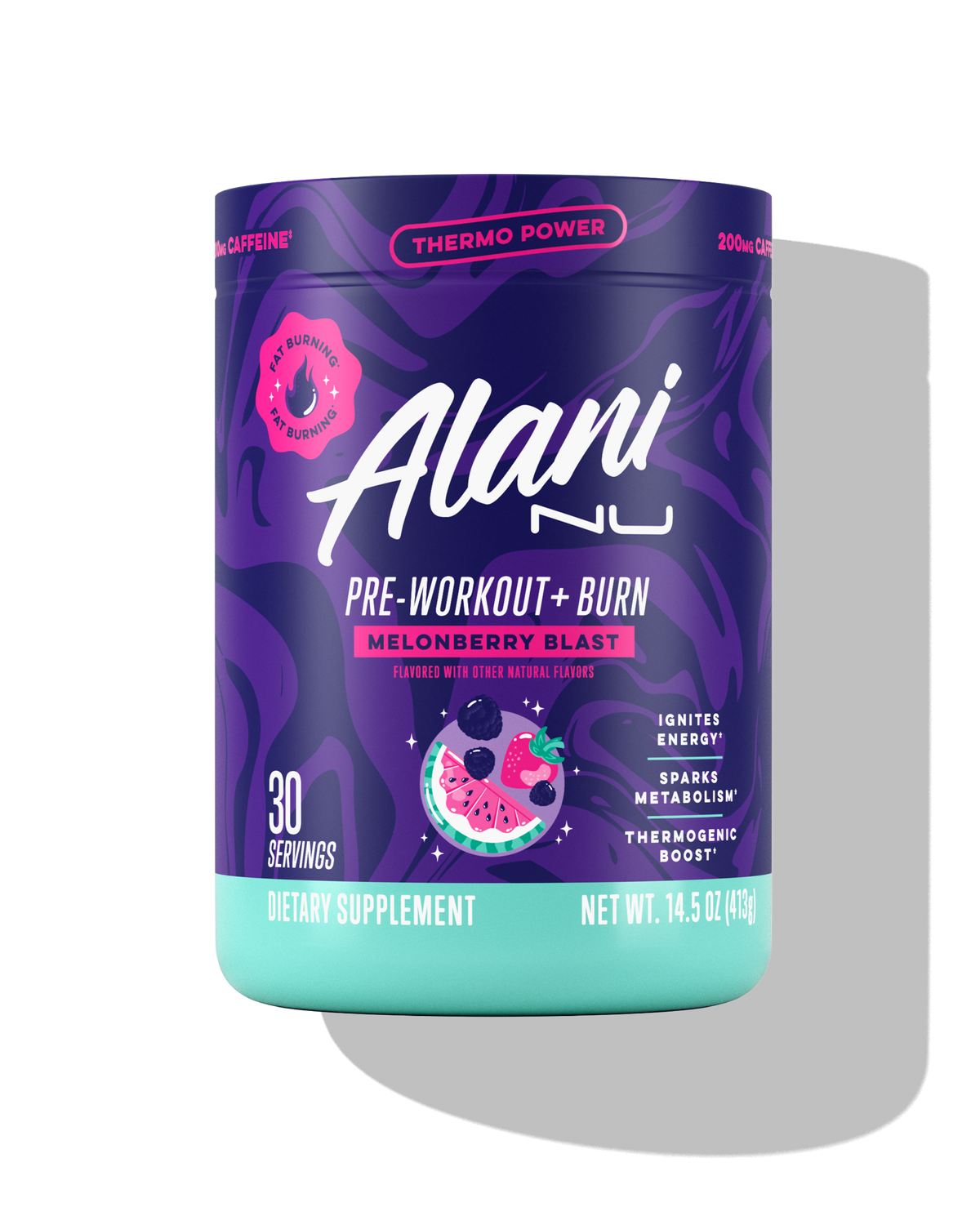 Alani Nu Pre-Workout+ Burn - Melonberry Blast Z3 - image 1