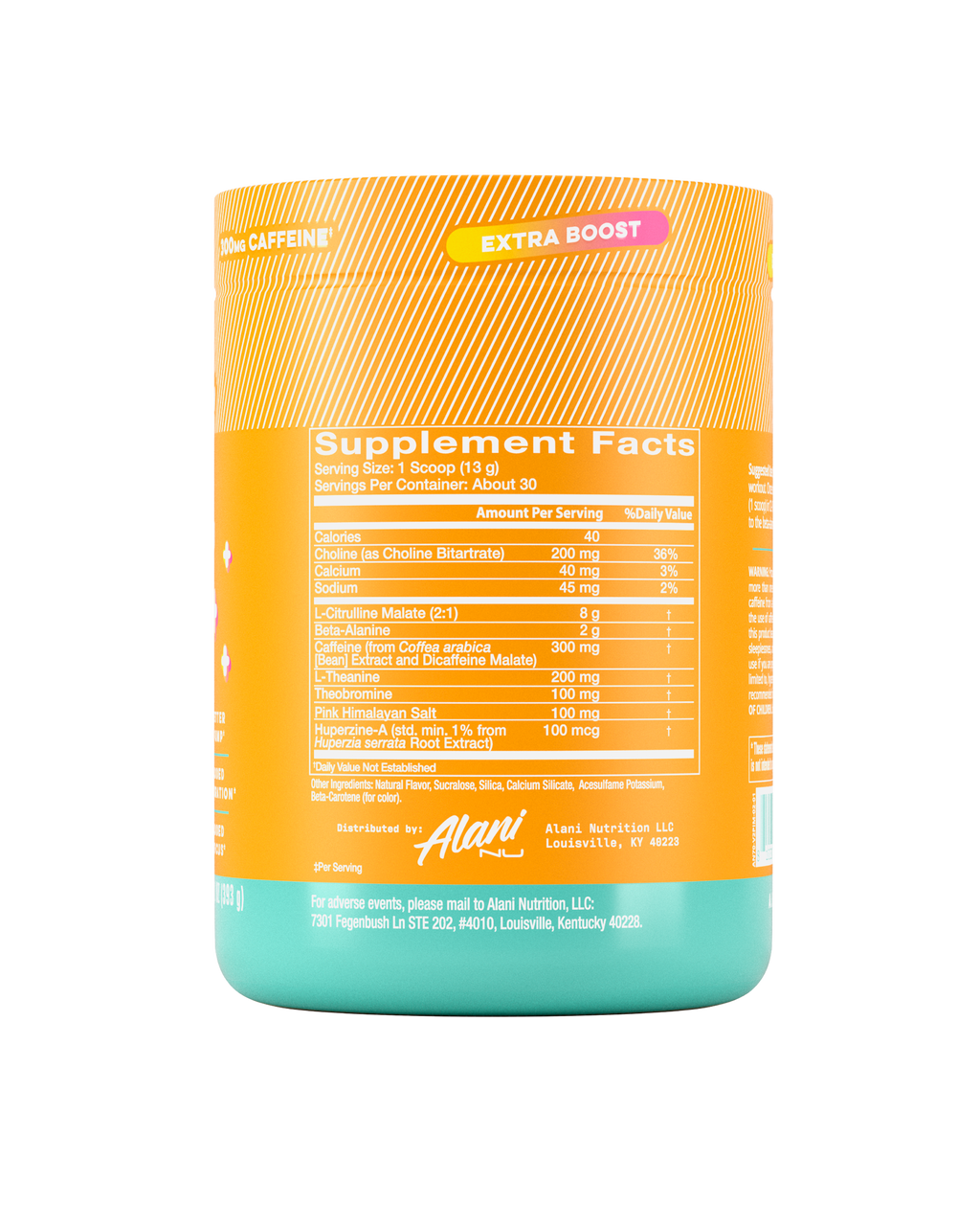 Alani Nu Pre-Workout+ - Paradise Swirl J8 - image 2