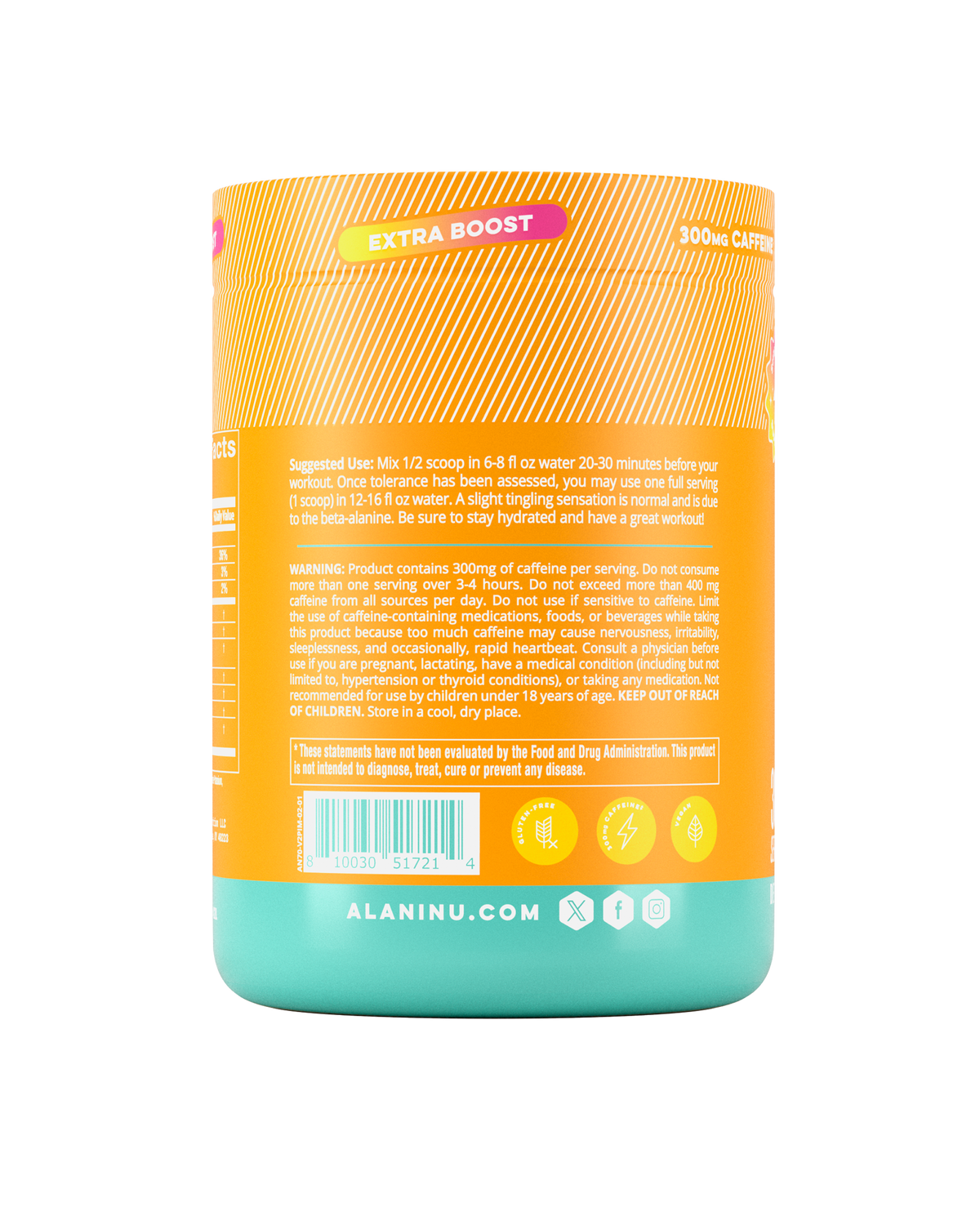 Alani Nu Pre-Workout+ - Paradise Swirl J8 - image 3
