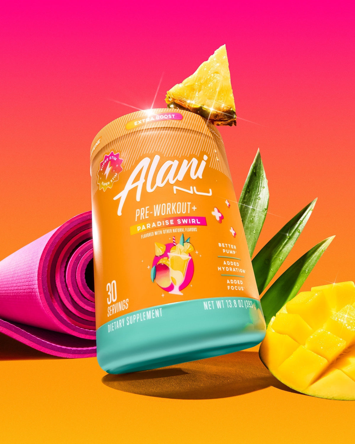 Alani Nu Pre-Workout+ - Paradise Swirl J8 - image 4