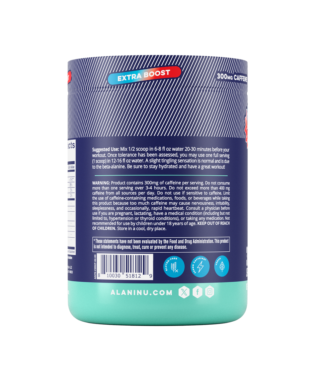 Alani Nu Pre-Workout+ - Rocket Pop P1 - image 3
