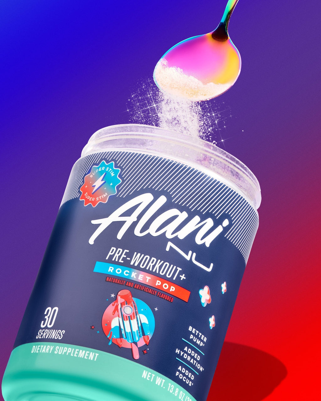 Alani Nu Pre-Workout+ - Rocket Pop P1 - image 5