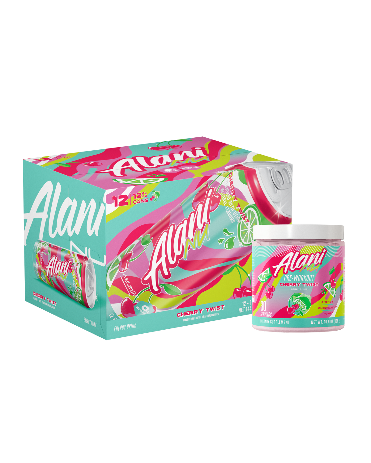 Alani Nu Energy Drink & Pre-Workout - Cherry Twist E8 - image 1