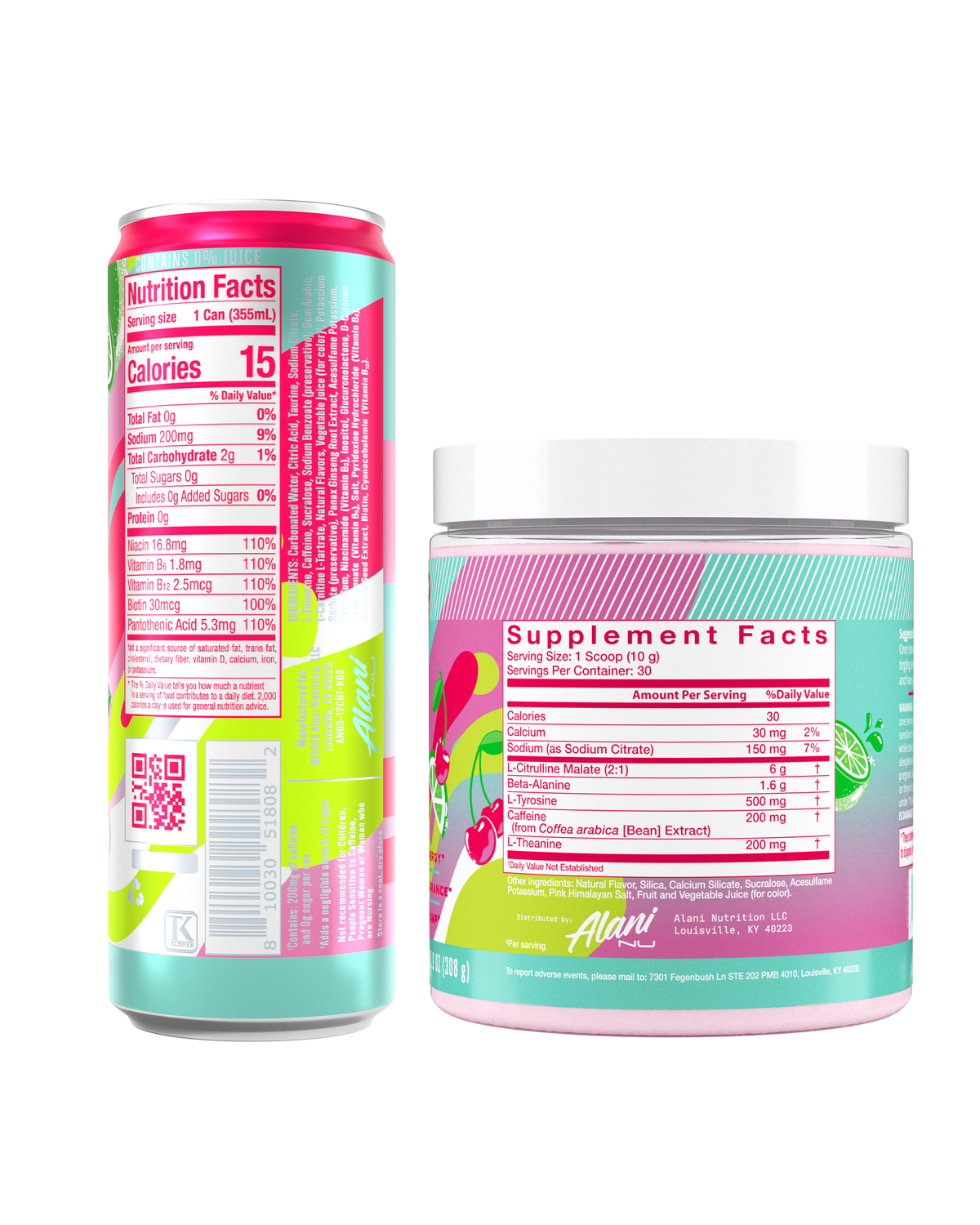 Alani Nu Energy Drink & Pre-Workout - Cherry Twist Q1 - image 3