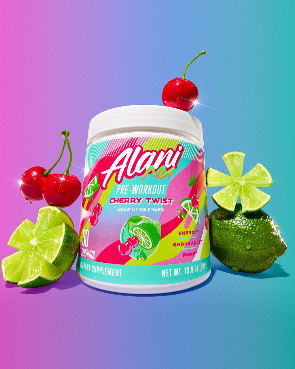 Alani Nu Energy Drink & Pre-Workout - Cherry Twist E8 - image 5