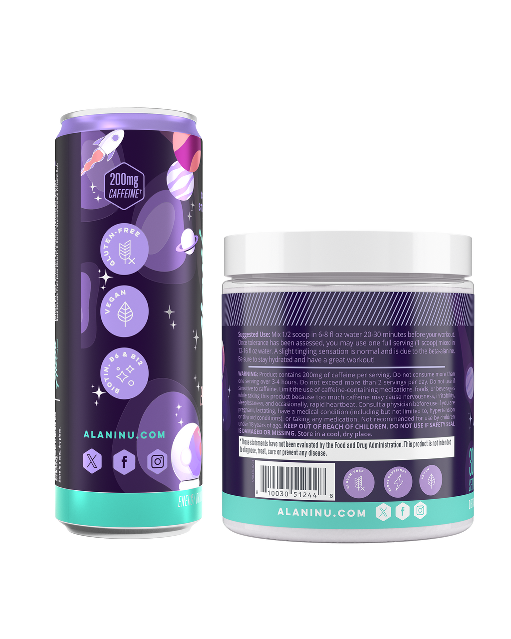 Alani Nu Energy Drink & Pre-Workout - Cosmic Stardust I6 - image 3