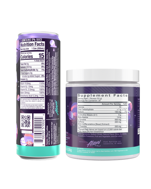 Alani Nu Energy Drink & Pre-Workout - Cosmic Stardust I6 - image 2