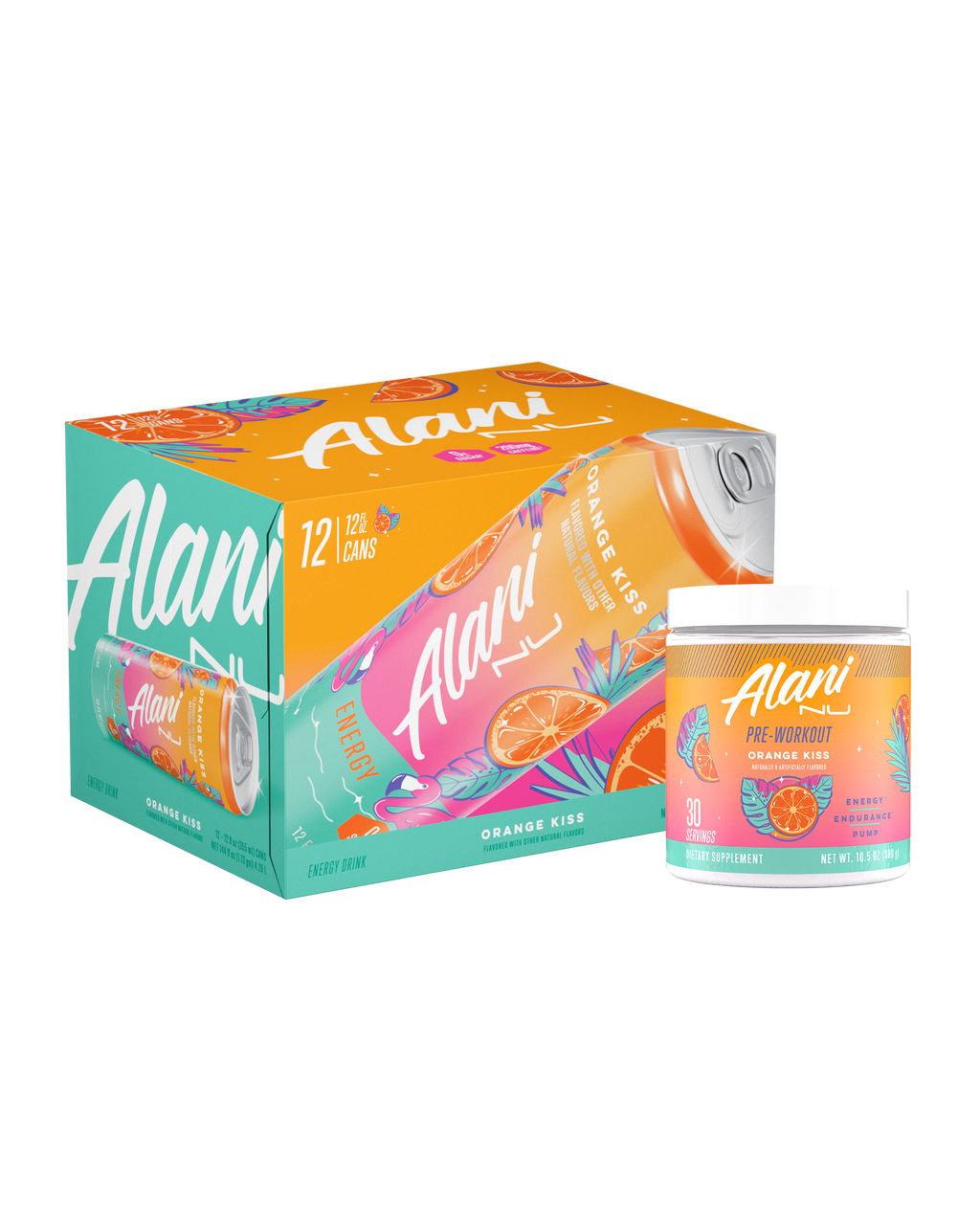 Alani Nu Energy Drink & Pre-Workout - Orange Kiss R9 - image 1