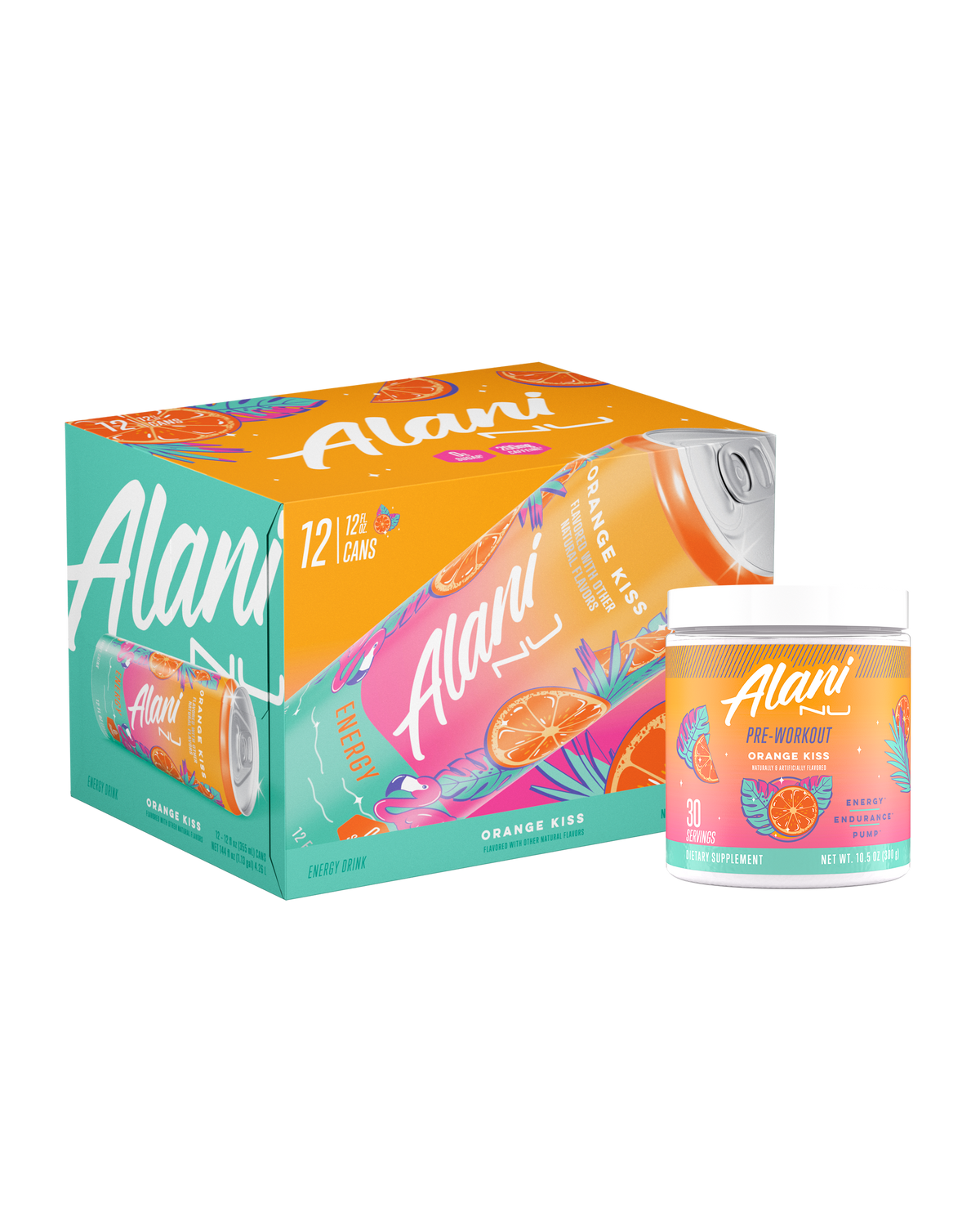 Alani Nu Energy Drink & Pre-Workout - Orange Kiss R9 - image 1