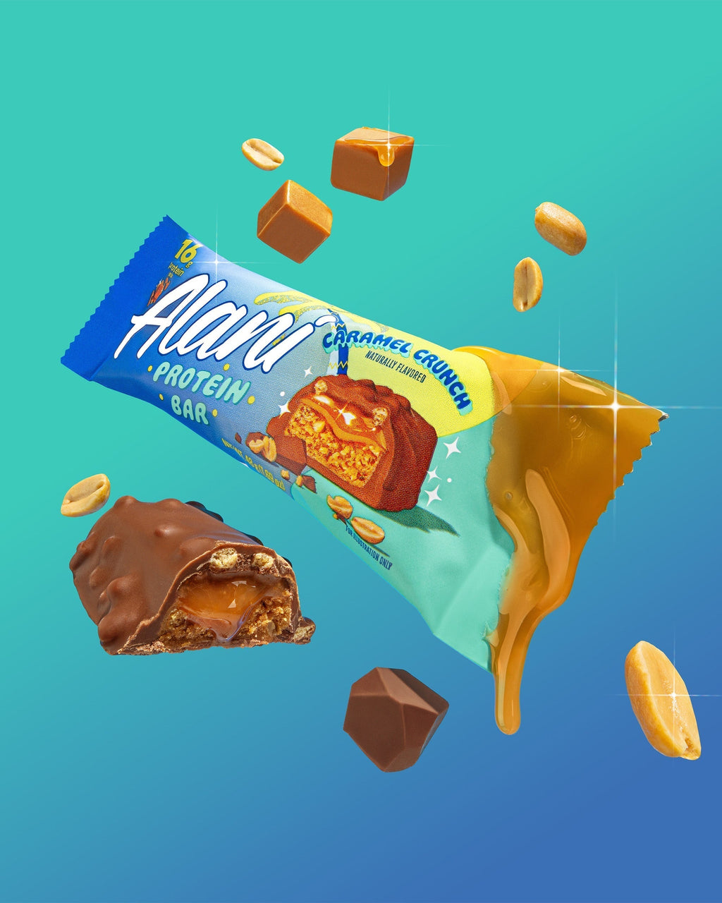 Alani Nu Protein Bar - Caramel Crunch Q6 - image 5